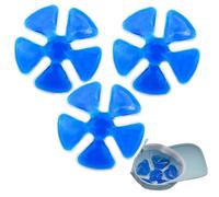 3PCS Ice Pack for Hard Hat, Portable Helmet Cold Insert, Gel Ice Pack Cold Pack, Reusable Sun Cooling Insert, for Outdoor Work Fishing Hiking Running Camping Climbing (Blue*3)