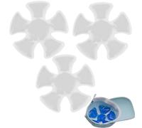 3PCS Ice Pack for Hard Hat, Portable Helmet Cold Insert, Gel Ice Pack Cold Pack, Reusable Sun Cooling Insert, for Outdoor Work Fishing Hiking Running Camping Climbing (White*3)