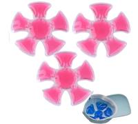3PCS Ice Pack for Hard Hat, Portable Helmet Cold Insert, Gel Ice Pack Cold Pack, Reusable Sun Cooling Insert, for Outdoor Work Fishing Hiking Running Camping Climbing (Pink*3)