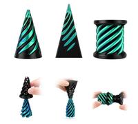 3pcs Impossible Spiral Cone Sensory Toy, Impossible 3D Printed Fidget Toys