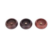 3Pcs Incense Holder Handmade Solid Wood Walnut Rosewood Ebony Vintage Incense Stick Burner for Home Decor Tea Ceremony Yoga Meditation