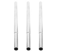 3pcs Inch Golf Club Shaft Extension for Drivers and Irons Silver Steel | Quick Adjustments Feature, Extends Club Service Life, for Taller Golfers and Fitters