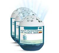 3Pcs Indoor Air Purification Dust Removal Magic Box,Multi Functional Air Magic Box Dust Cleaner,With Plant-Based Formula,Long-Lasting Air Freshener,For Home,Office,Bedroom,Pet Areas,Day And Night