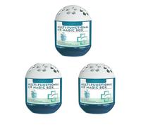 3PCS Indoor Dust Removal Magic Box, Air Magic Box Dust Cleaner, Automatic Air Purifier Boxes, Long-Lasting Plant Airs Freshener For Odor Eliminator Home Office, Bedroom