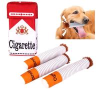 3PCS Interactive Dog Toy,Dog Toy Giggle Squeak Toys,Cigar-ette Dog Toy,Dog Plush Toy,Dog Toys for Boredom,Funny Dog Toys,Plush Interactive Toys,Puff Stick Toys with a Box,Dog Soft Toys,Dog Toy Squeaky