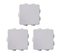 3PCS IP55 Electrical Project Box,85x85x50mm Waterproof Junction Box,ABS Plastic Universal Electrical Project Box Outdoor Indoor Electronics Cable (3PCS IP55 85x85x50mm)