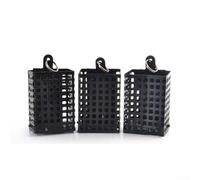 3Pcs Iron Fishing Bait Cage Feeders, Lightweight Metal Cage Feeder Basket 9 * 5 * 4cm, For Coarse Fishing In Lakes Or Rivers(60g 3PCS)