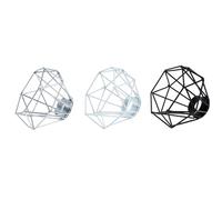 3pcs Ironwork Lampshade Vintage Hollow Diamond Ceiling Lamp Cover