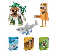 3Pcs Italian Brainrot Toys Building Blocks Set, Creative Toys And Games, Italian Brainrot Action-Figure Building Kit, Creative Gift for Kids and Adults Who Love Brainrot Figures