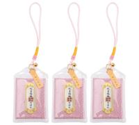 3pcs Japanese Style Blessing Bag Hanging Ornament for Window Decor