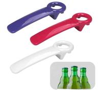 3Pcs Jar Opener Easy Jar Key Opener for Users with Weak Grip or Weak Hands (Rose, Purple,White)