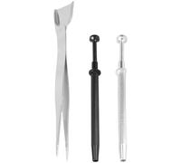 3Pcs Jewelry Tweezers with Grip Precise Tool Set for Jewelery Pick Up Tiny Objects Chips Electronic Components Pick Up Tools