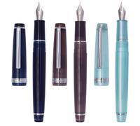 3PCS Jinhao 82 Transparent Fountain Pens, Iridium Nib with Ink Converter