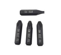 3Pcs JIS Impact Screwdriver Bits and 1Pcs Slotted Impact Bit for Manual Impact Driver, 5/16" Hex Shank, S2 Alloy Steel,36mm Long- Ideal for Japanese Automotive & Motorcycle Repairs (JIS #3x3+SL8)