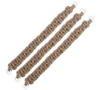 3pcs Jumping Spider Rope Bridge with Magnets, Braided Jumping Spider Accessories Magnetic Jumping Spiders Climbing Rope Spider Twine Ladders for Pet Tiny Animals Enclosure Decorations