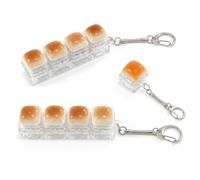 3Pcs Keyboard Fidget Creamy Set, Bread Keyboard, Creamy Keyboard Fidget, Stress Relief Clicker Fidget for Office and Rest Use