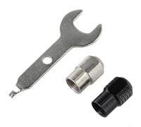 3pcs Keyless Electric Chuck Set for Rotary Tools, M7x0.75mm Zinc Alloy Grinding Chuck with Wrench, Compatible with Most Electric Grinders