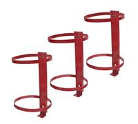 3pcs Kg Fire Extinguisher Mount Bracket Durable Metal Hanging Rack