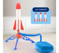 (3pcs) Kids Air Stomp Rocket Foot Pump Launcher Toys Sport Game Jump Stomp Outdoor Child Play Set Jump Sport Games Toys For Children