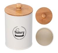 3pcs Kitchen Canisters, Metal Tea Container with Lid Coffee Storage Canister for Flour, Sugar, Coffee, and Snacks(White)