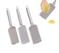 3PCS Kitchen Grater, Cheese Fine Grater for Kitchen with Handle and Razor-Sharp Stainless Steel Blade and for Chocolate