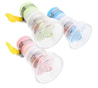 3pcs Kitchen Sink Faucet Water Filter Aerator with Anti Splash Spray | Plastic Quick Install Design, Retractable Tube and Fine Filter, for Dishwashing and Debris Control