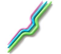 3Pcs Knitting Cable Needles Set Knitting Bent Weaving Needle Hooks for Sweaters Socks Yarn Sewing Crochet Embroidery Fashion in Practical