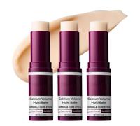 3PCS Korean Collagen Moisturizing Stick，Pure Collagen Wand,Calcium Volume Multi balm,Wrinkle Core Stick,Calcium Multi-Effect Moisturizing Cream