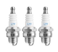 3PCS L7T Spark Plug Replacement for NGK 2 Stroke Engine Spark Plug for Lawnmower Lawn Mowers, Sprayers, Tea Pluckers Compatible with BPMR7A, CJ8, RCJ6Y, RCJ7Y, Lawn Equipment & Small Engine