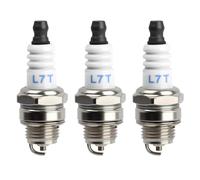 3Pcs L7T Spark Plugs Replacement, Lawnmower Spark Plug for NGK BPMR7A Champion CJ8 RCJ6Y RCJ7Y Stihl & Husqvarna Chainsaw 2 Stroke Engine MS180 MS250 MS070 Husquarna 365 Trimmer L8RTF L8RTC WS8F WSR5F