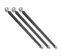 3pcs Lamp Post Cross Arm Rest Handle, Double Sided Aluminum Alloy | Weatherproof Use, High Visibility Silver Finish, for Flags and Lamp Posts in Parks, Campus Pathways