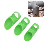 3PCS Large Size Foam Pipe Insulation Cutter Tool, Cutting Guide Clip Jig 3 Sizes for Homes, Industries and Commercial Places (Green)