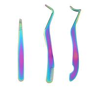 3pcs Lash Clusters Lash Extension Kit Eyelash Tweezers for Individual Lashes Lash Tweezers Set Lash Clusters False Eyelashes Individual Eyelash Extension Applicator ToolIf You are Still