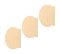 3pcs Latex Theatrical Makeup Cap Fake Bald for Adults Women Artists | Lightweight Beige Latex with Smooth Seamless Finish, for Stage Makeup and Drama Class Projects