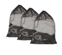 3Pcs Laundry Net Bags for Washing Machine, 70 x 90cm Mesh Laundry Bags with Lockable Drawstring, for Travel, Big Clothes, Duvet Cover, Toy Storage, College Dorm, Apartment