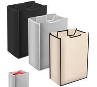 3Pcs Laundry Sorter Replacement Bag Laundry Hamper Liner Hamper Cart Removable Replacement Bags Laundry Storage Organizer Bag No Hook (multi)
