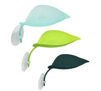 3PCS Leaf Design Turtle Basking Platforms with Suction Cups for Reptile Tanks and Amphibian Enclosures Functional Climbing and Resting Surfaces for Small Pets (Combination)