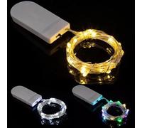 3Pcs LED Fairy String Lights,1m Battery Powered LED String Lights,minis Twinkle Wire Starry Fairy Lights,3 Lighting Modes,Fairy Lights For Bedroom, Christmas, Parties, Wedding, Centerpiece Decoration