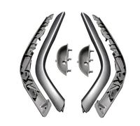 3Pcs Left Front Door Handle Cover Plate Trim Strip Brackets +Inner Door Bowl for Peugeot 408 1.6i 2.0i 9345AA 9345AG Interior Door Handle