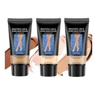3PCS Leg Makeup Waterproof No Transfer Full Coverage Concealer for Scars, Varicose Veins & Tattoos,Long-Lasting Body Foundation with Lightweight Formula,Smooth,Scar Cover Up Cream for Legs,Body Beauty