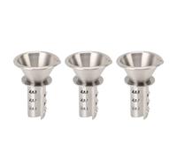 3pcs Lemon Juicer Squeezer, Stainless Steel Portable Fruit Juicer Squeezer Lemon Smasher Manual Juice Extractor for Cocktails, Cooking, BBQ