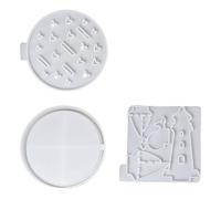 3Pcs Lighthouse Silicone Molds for Soap Night Light Decoration Sailing Ship Silicone Molds for Epoxy Resin Whale Moulds with Base
