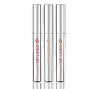 3Pcs Lip Stain Peel Off Kit with Upgraded Brush,Long Lasting Waterproof Transferproof Lip Liner & Tint,Brown Lip Liner Pencil Set,Matte Lip Marker for Women,Easy to Peel,Easy to Use,Convenient