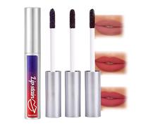 3PCS Lip Stain Peel Off Lip Gloss,Long Lasting Waterproof Matte Lip Tint with Transfer-Proof Non-Stick Cup Design,Natural Lipstick Tattoo Finish, All-Day Wear for All Skin Types