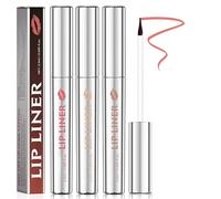 3Pcs Lip Stain Peel Off,Peel Off Lip Liner Stain Tattoo,Matte Lip Tattoo Long Lasting Waterproof Transferproof Lip Stains for Women Easy to Peel (Lip Liner, 1 Count (Pack of 3))