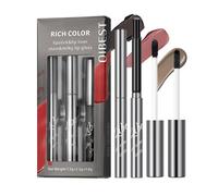 3PCS Lipstick Makeup Set - Matte Lipstick, Peel-Off Lipliner & Butter Lip Gloss, Long-Lasting Waterproof Lip Kit for Smooth, Defined & Hydrated Lips (# New 06)