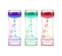 3PCS Liquid Sensory Timer Toys for Autism - Relaxation, Special Needs Developmental Toys Liquid Motion Bubbler Timer for Kids & Adults, ADHD Stress Relief Anxiety