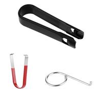 3PCS Locking Wheel Nut Removal Tool 3 Type Car Wheel Lock Removal Kit, Universal Lug Nut Cover Hub Bolt Cover Cap Hook Trim Puller Tool Hook, Car Accessories for Most Vehicles