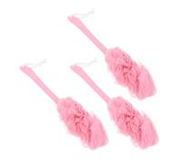 3Pcs Long Handle Bathing Scrubber Exfoliating for Shower for Deep Cleaning and Relaxation Promotes Soft Massage for All Skin Types