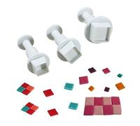 3Pcs/Lot Square Shape Mold Cutter Fondant Cake Decorating Tool Cookie Sugar Craft Creative and Exquisite Workmanship Convenient and Clever